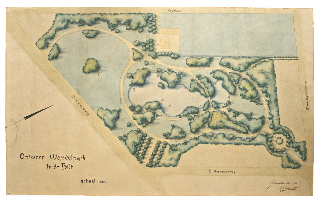 Ontwerpplan mei 1930 RHC Vecht en Venen