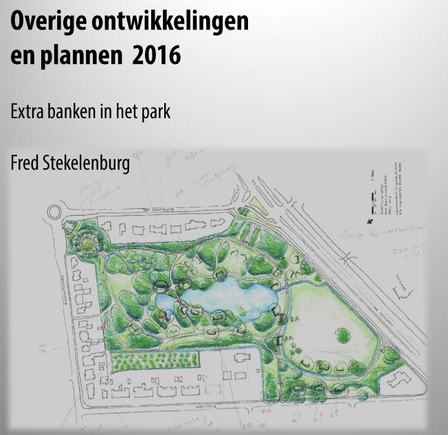 Plan voor banken in Boetzelaerpark